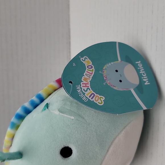 New 5” Squishmallows Michiel The TieDye Snail Plush Summer 2022 Soft Plush Toy - Picture 4 of 4